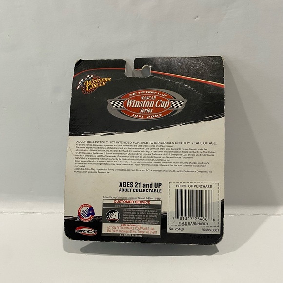 2003 Winner’s Circle Dale Earnhardt 1:64 Die Cast Black And Silver #3 Nascar - Picture 3 of 3